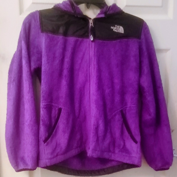 The North Face Kids Purple Fleece Jacket - Picture 1 of 3
